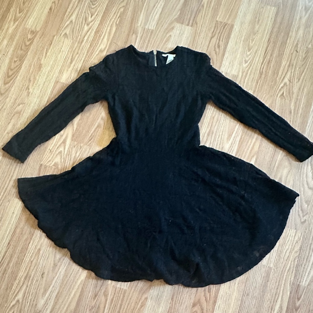 H&M Black Lace Dress size 2
